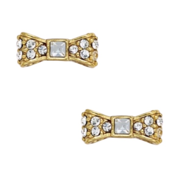 kate spade Jewelry - KATE SPADE • Gold Ready Set Bow Earrings